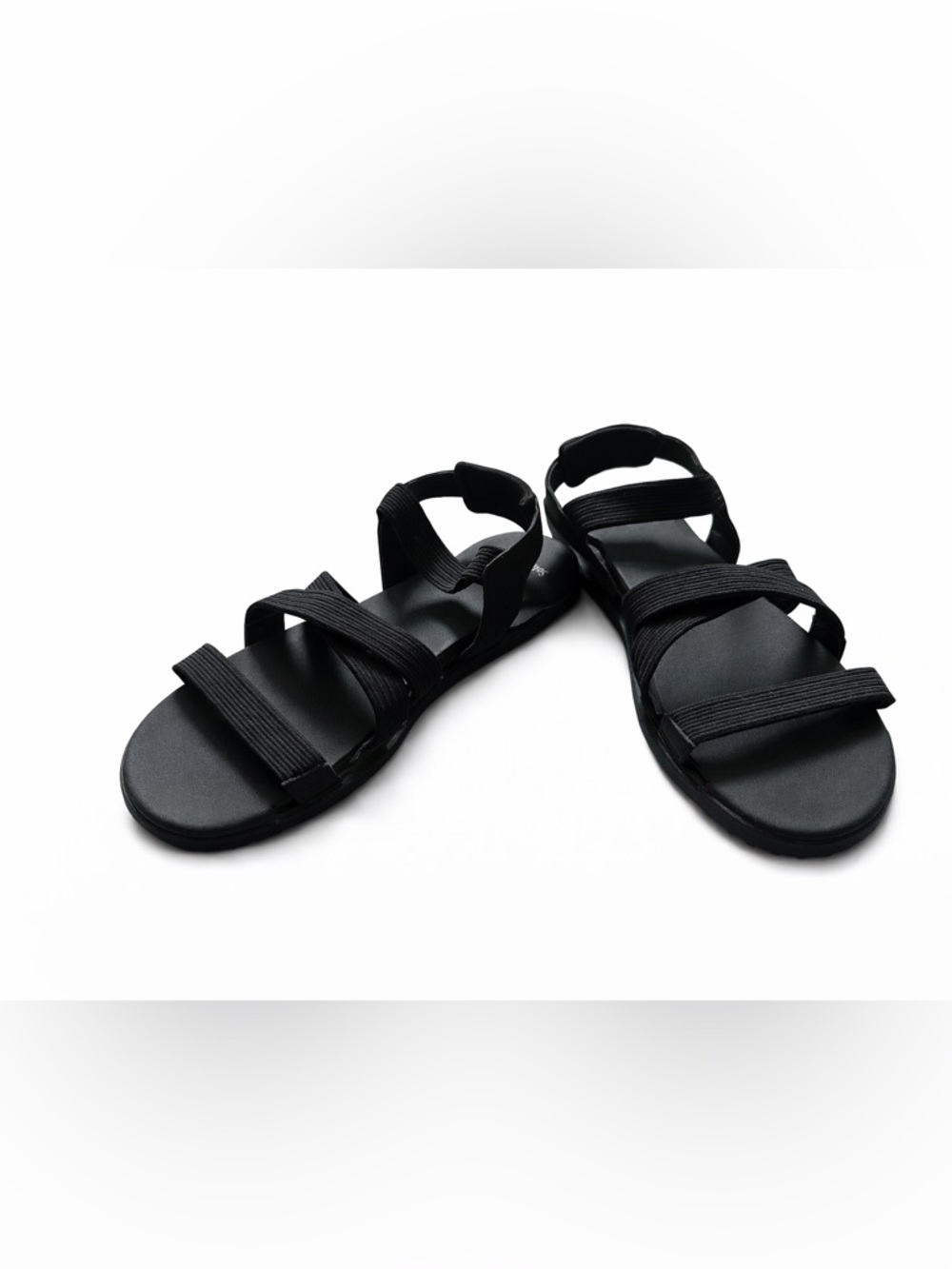 Black Women’s Strap Sandals - Comfortable Everyday Style